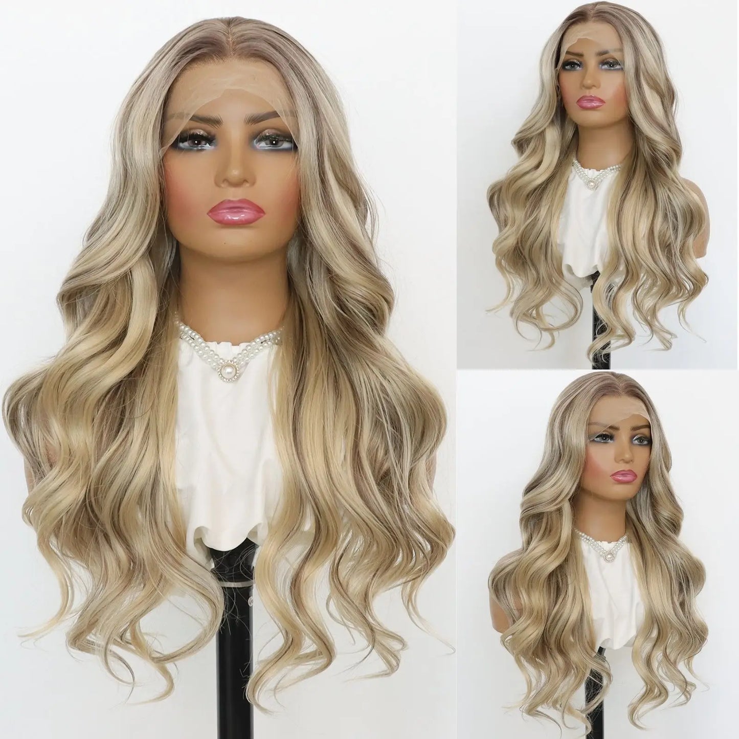 The Blonde Highlight Ombre Lace Front Wig