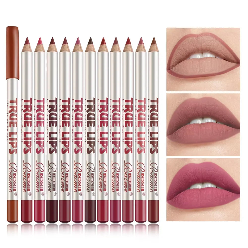 The 12-Piece Lip Liner & Gloss Set