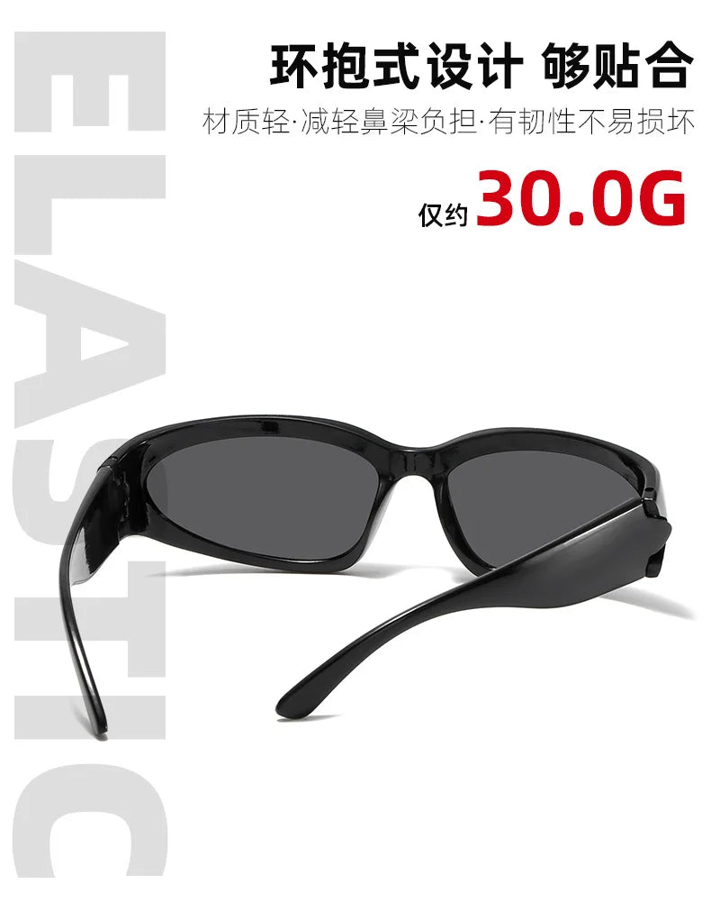 The Y2K Oval Mirror Shades