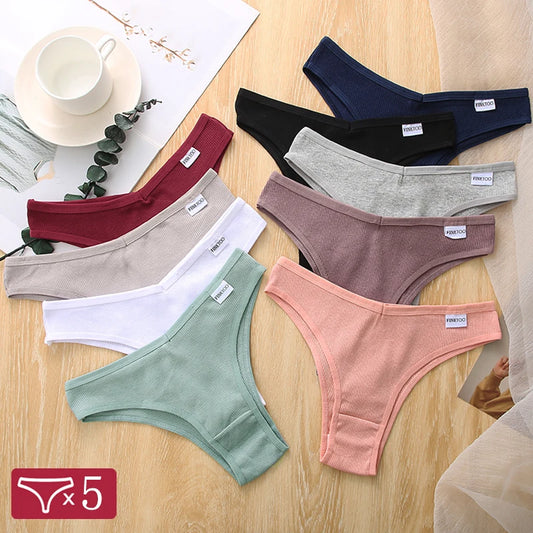 The 5-Pack Cotton Brazilian Brief Set