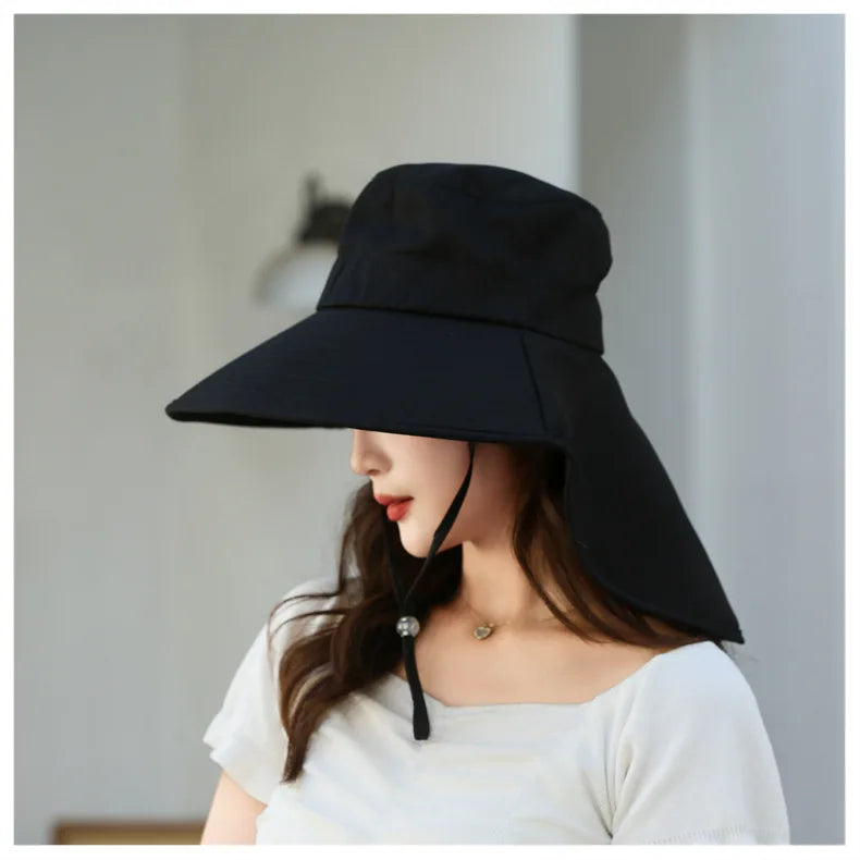 The Wide Brim Neck Cover Safari Cap