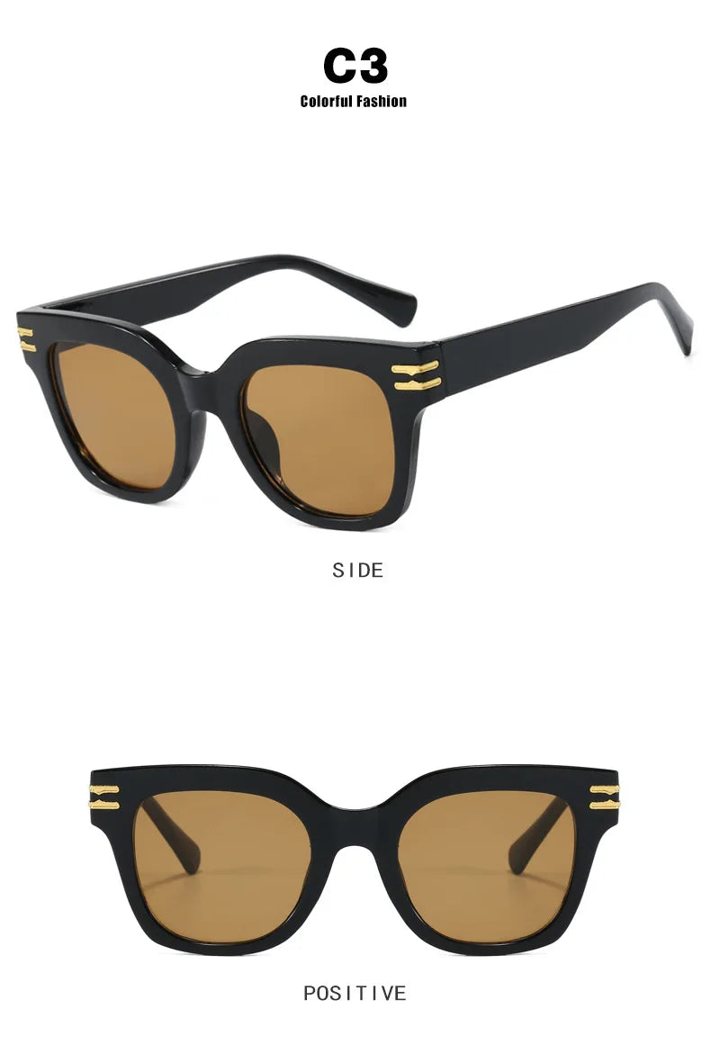 The Oversized UV Blocking Square Sunglasses