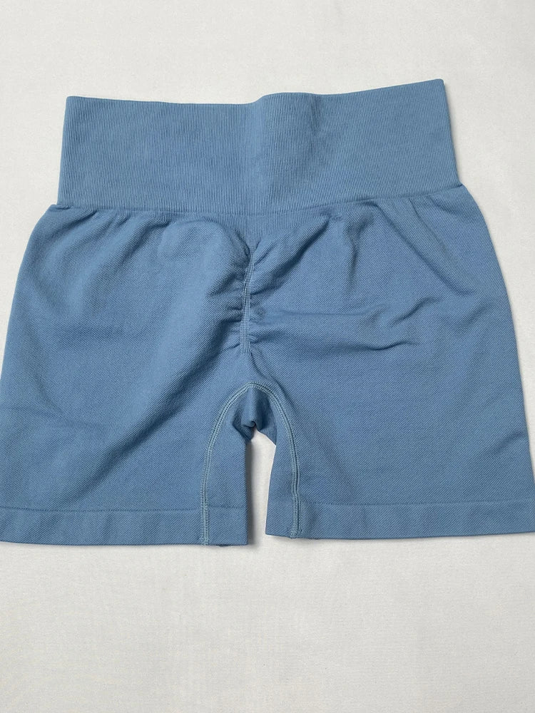 Women's Yoga Shorts High Waisted Fitness Pants Peach Hip Seamless Hip Lifting Ladies Sports Shorts