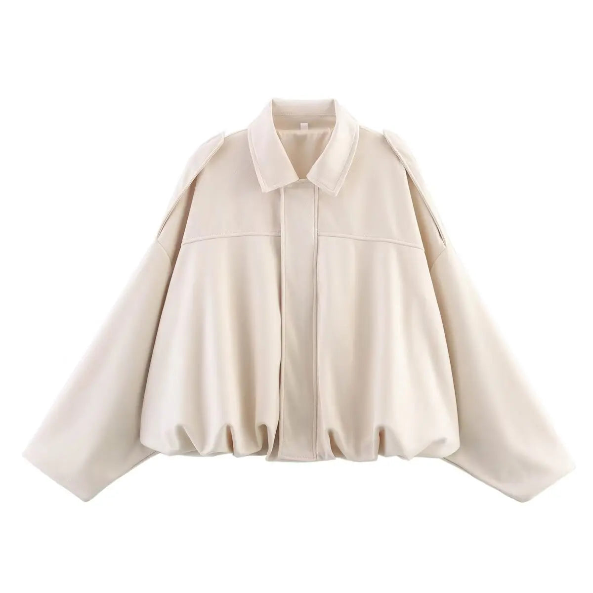 The Suede Oversized Bomber