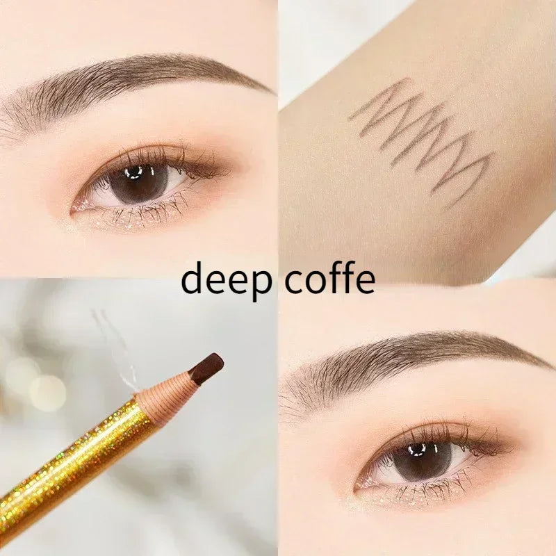 The 6-Color Waterproof Brow Pencil