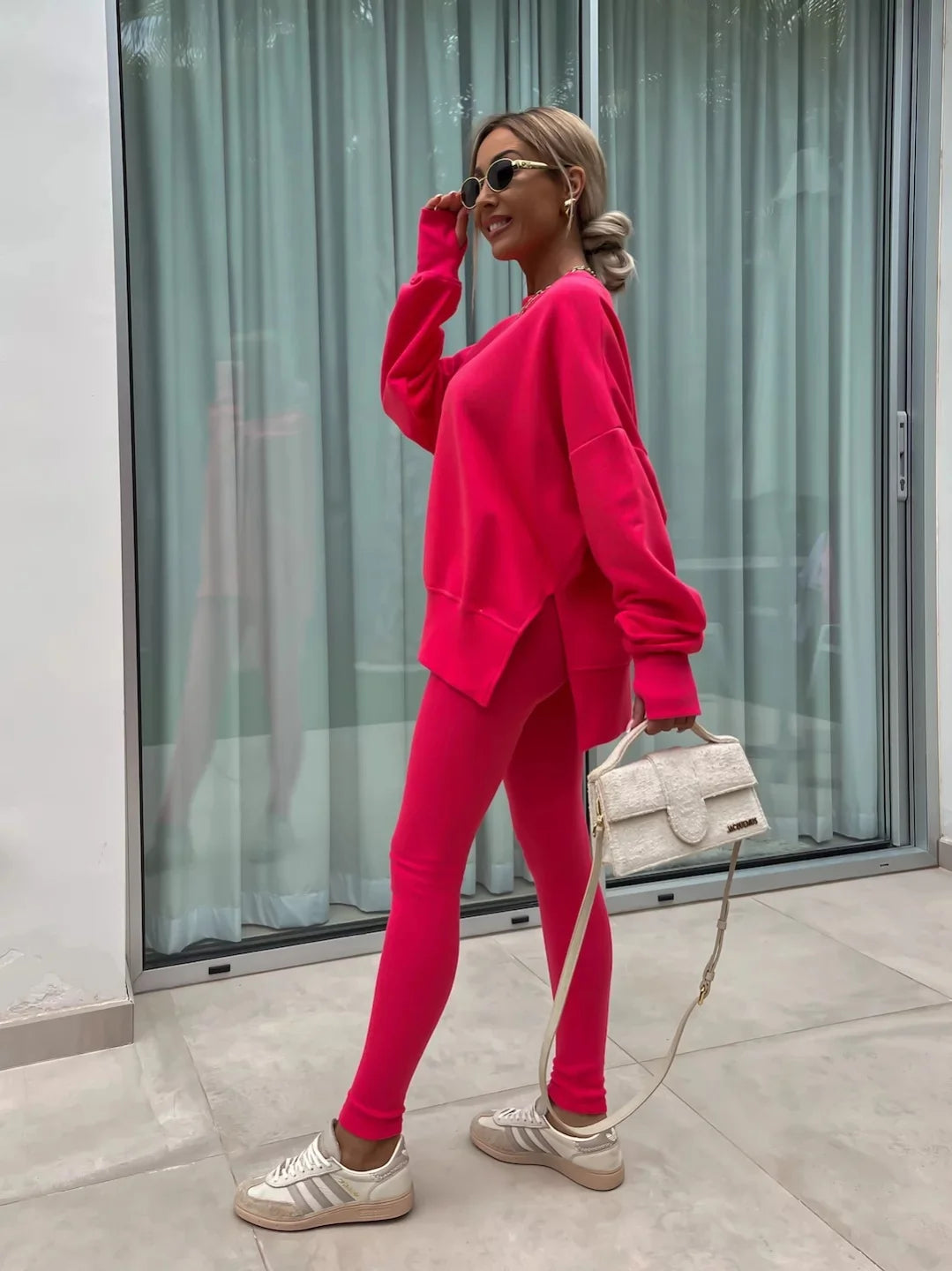 The Oversized Knit Trouser Set