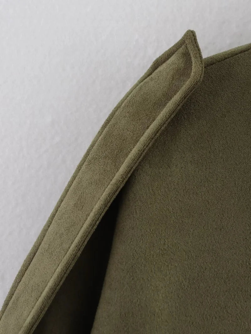 The Suede Lapel Bomber