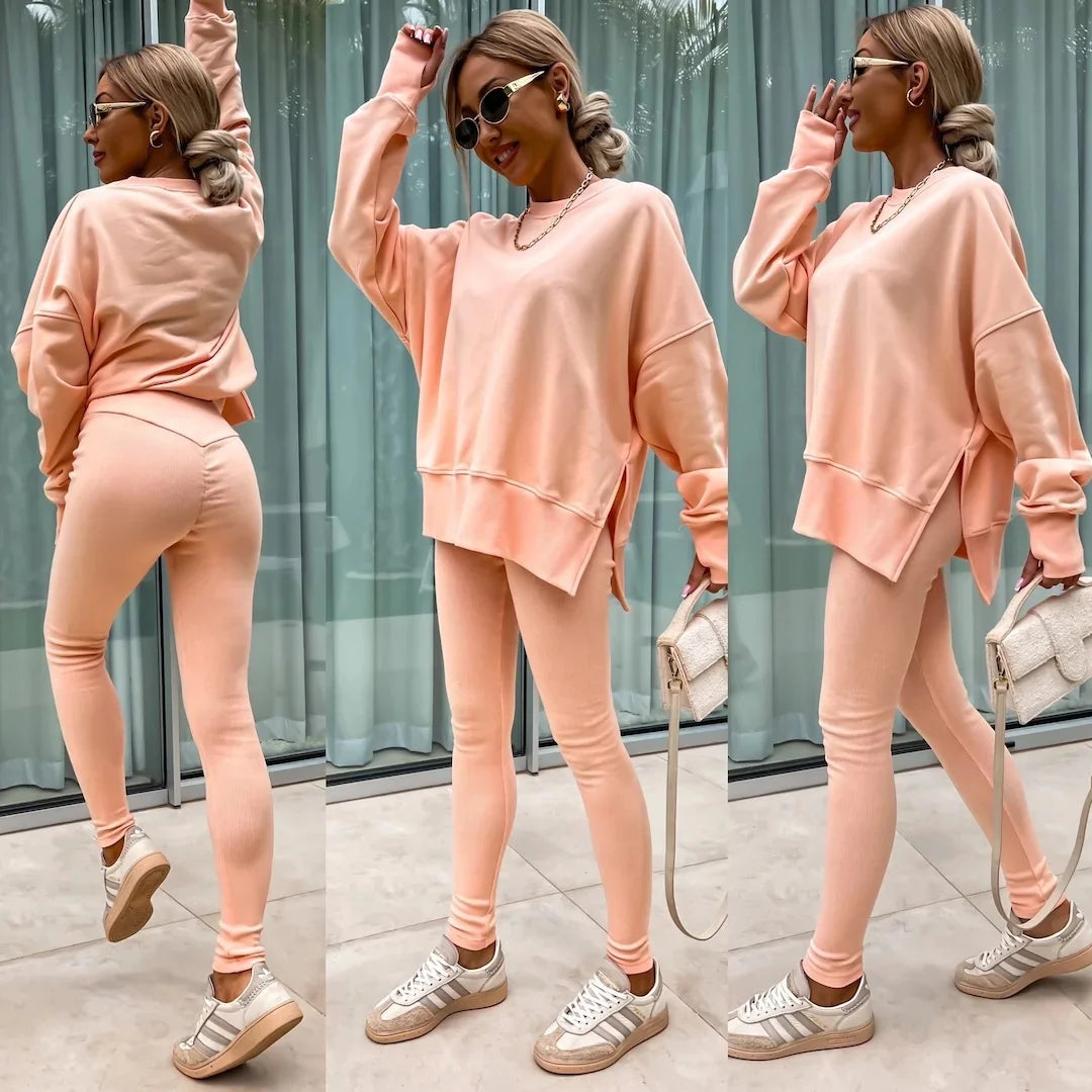 The Oversized Knit Trouser Set