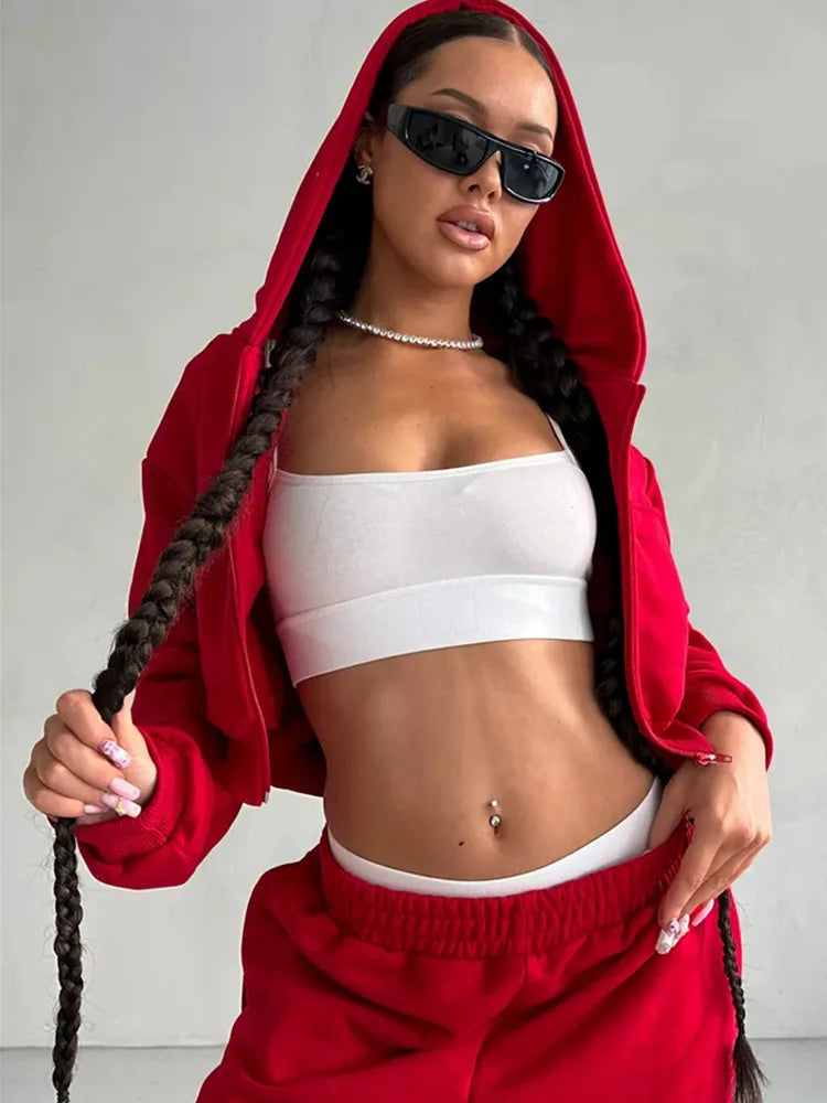The Zip Hoodie Trouser Set