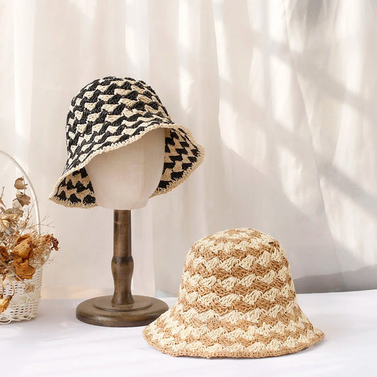 The Crochet Straw Bucket Hat
