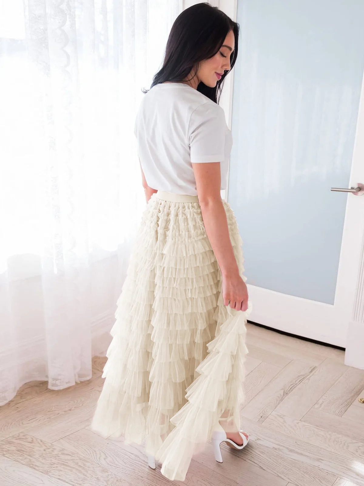 The Boho Multilayer Tulle Maxi