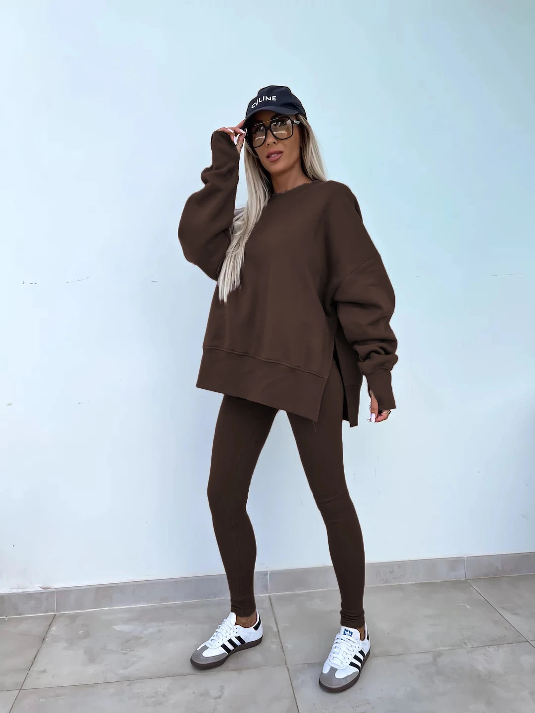 The Oversized Knit Trouser Set