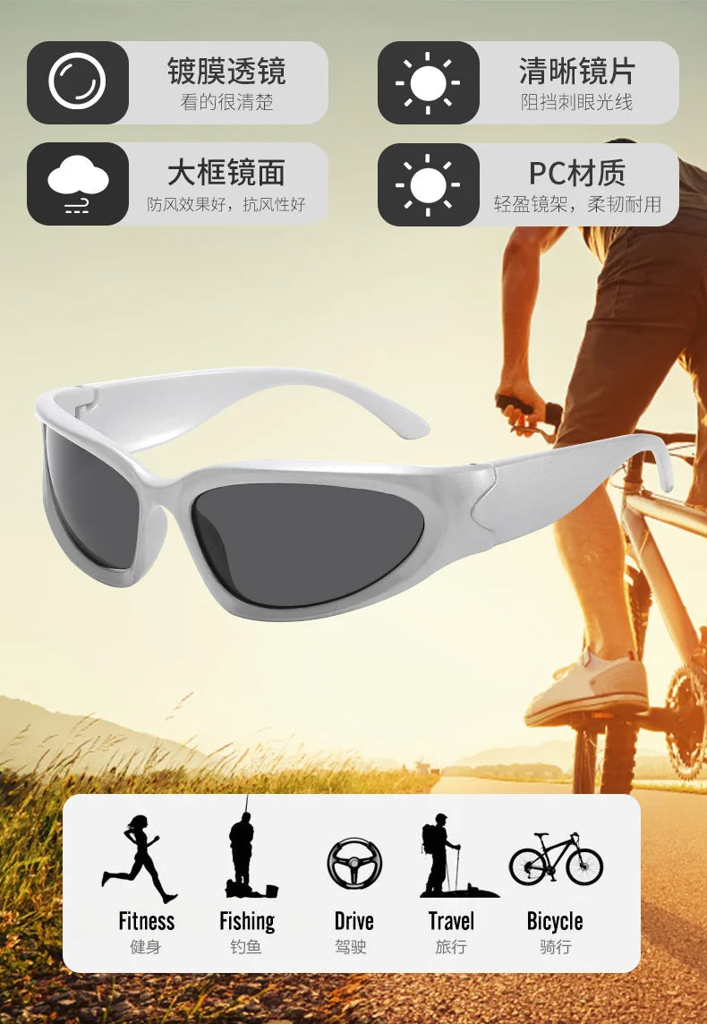 The Y2K Oval Mirror Shades