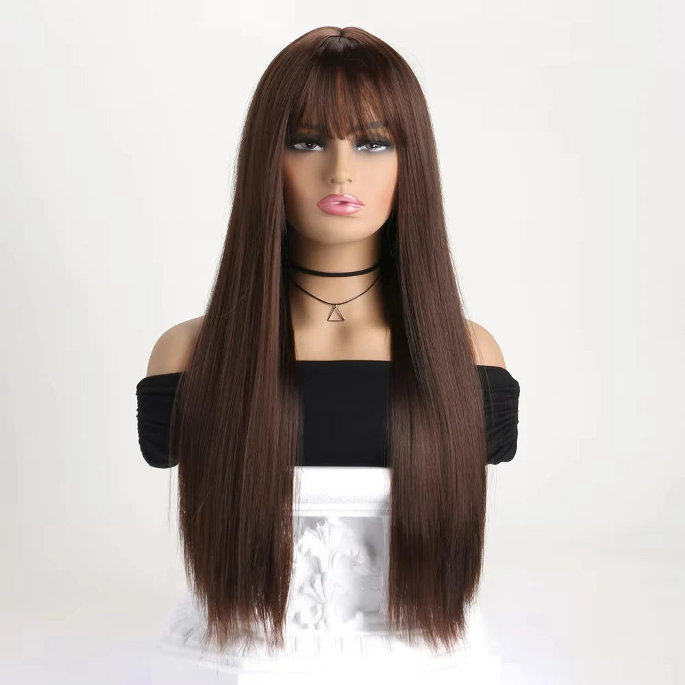 The 26-Inch Long Straight Synthetic Wig