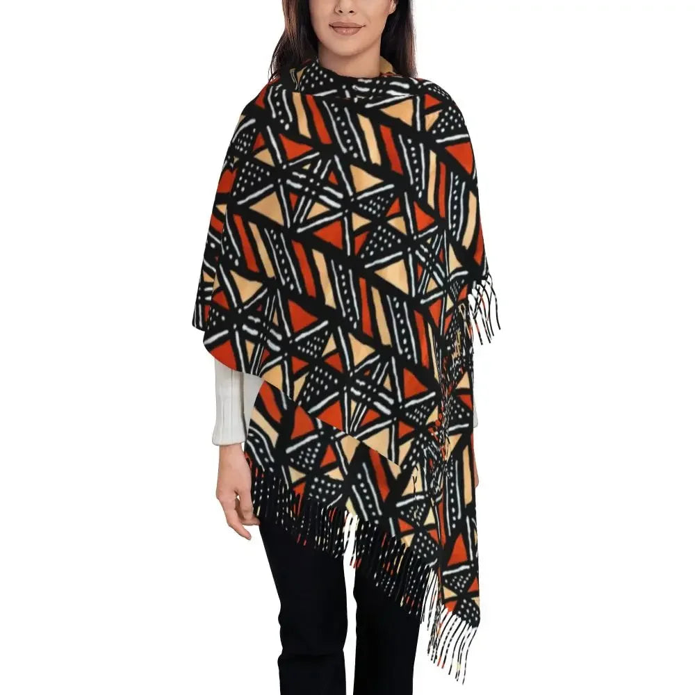 The Tribal Print Wrap Scarf