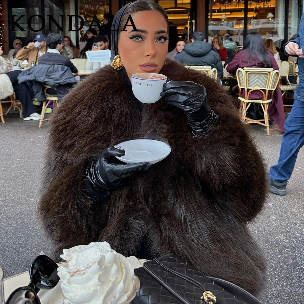 The Oversized Faux Fur Coat