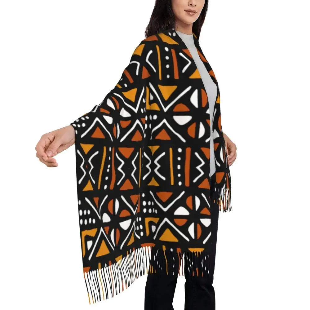 The Tribal Print Wrap Scarf