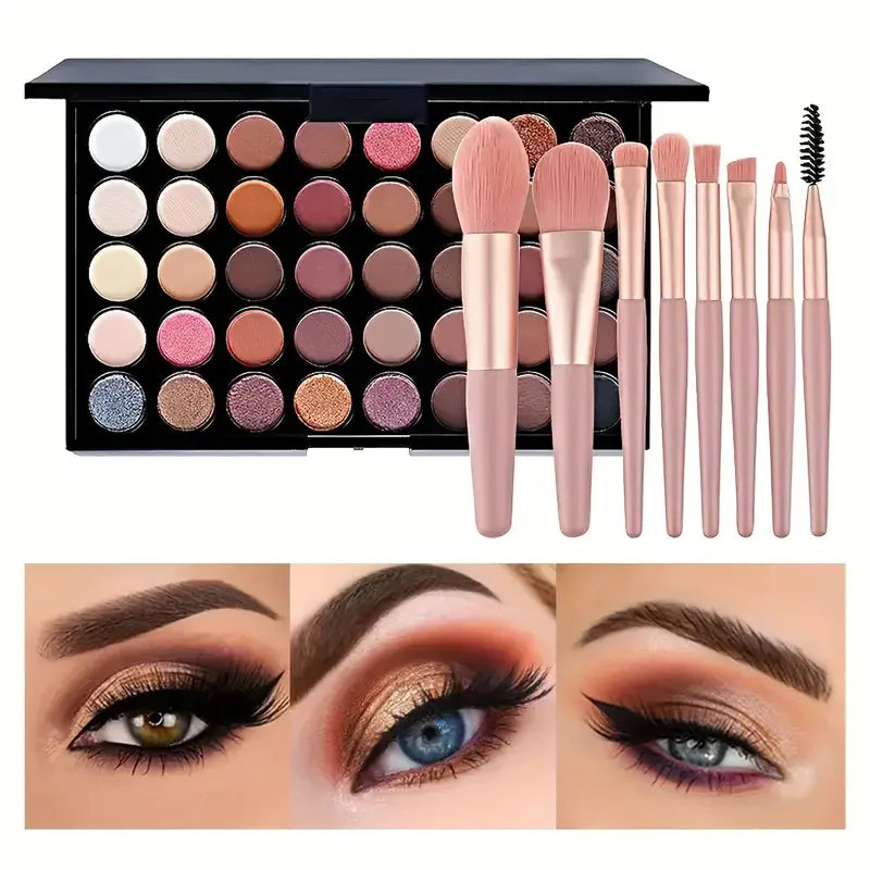 The 40-Color Glitter Eyeshadow Palette