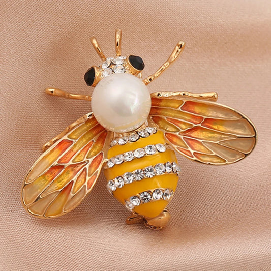 The Pearl Bee Brooch