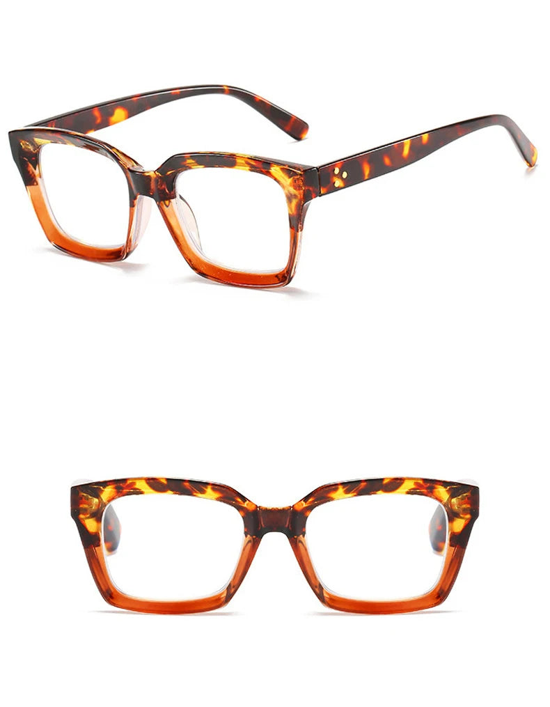 The Big Square Clear Computer Glasses