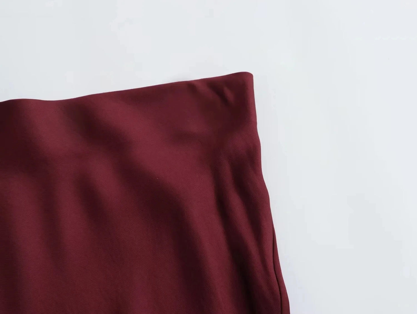 The Vintage Satin Straight Maxi
