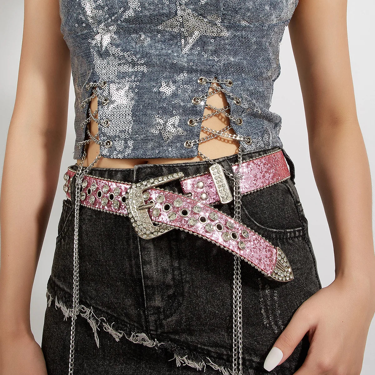 The Y2K Studded Belt