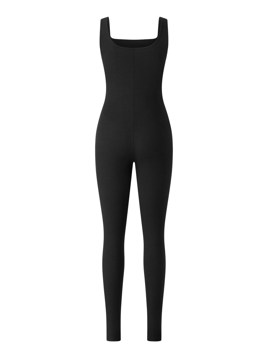 The U-Neck Sleeveless Bodycon Romper