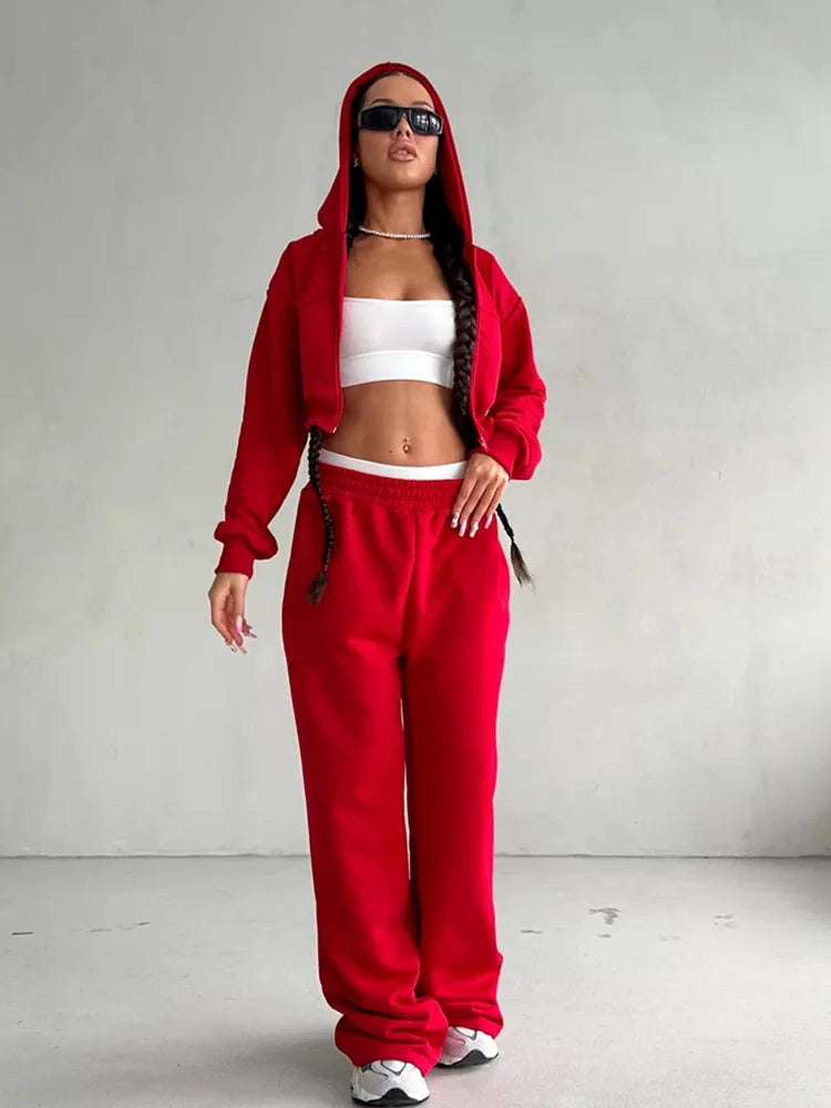 The Zip Hoodie Trouser Set