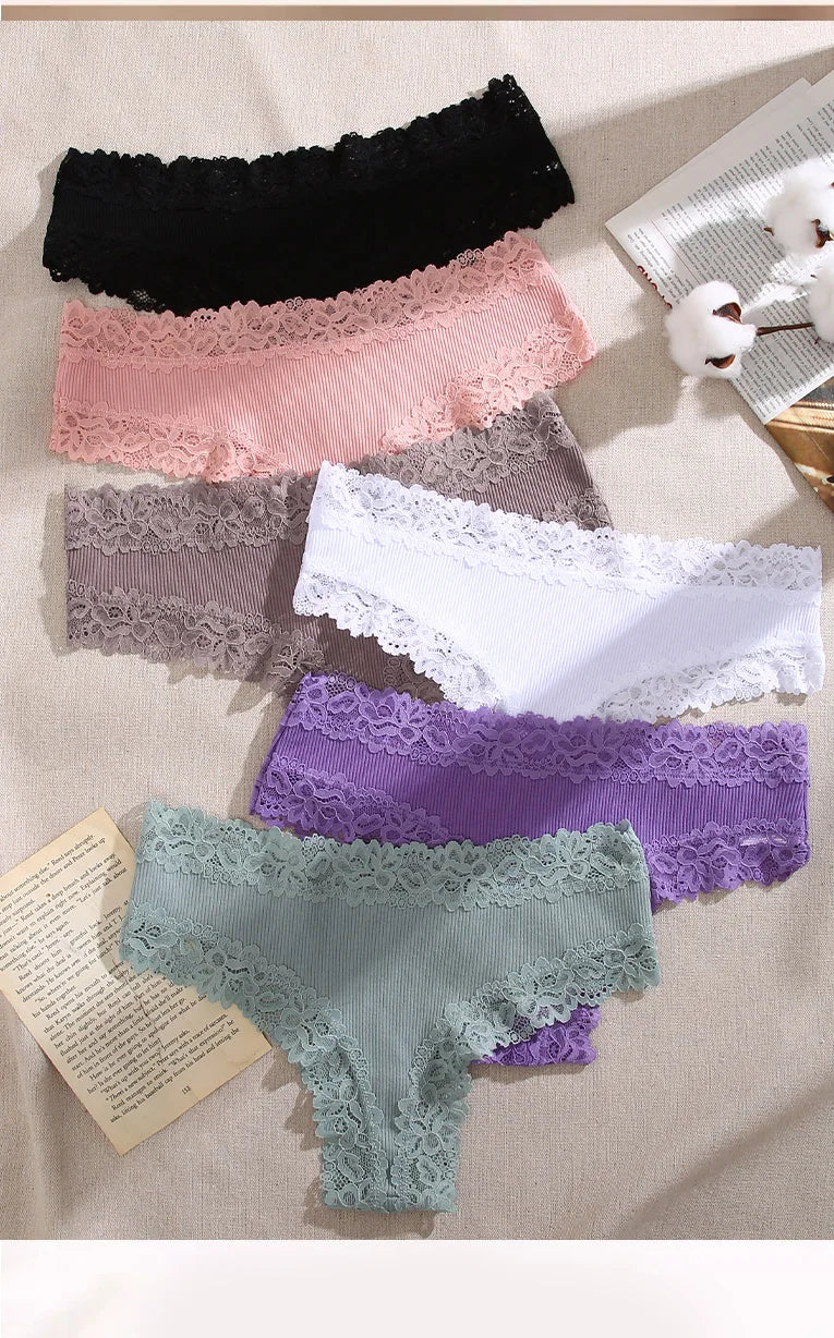 The 3-Pack Brazilian Lace G-String Set