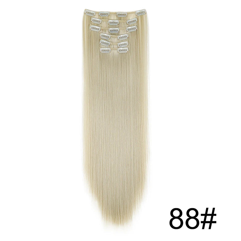 The 24-Inch 16-Clip Straight Hair Extensions
