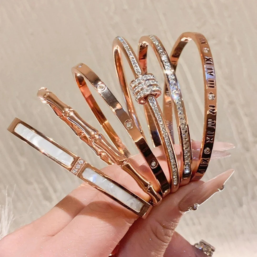 The Starry Sky Titanium Bangle