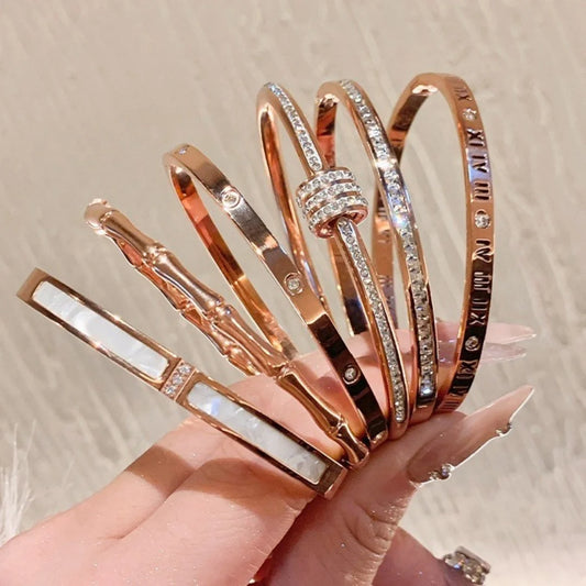 The Starry Sky Titanium Bangle