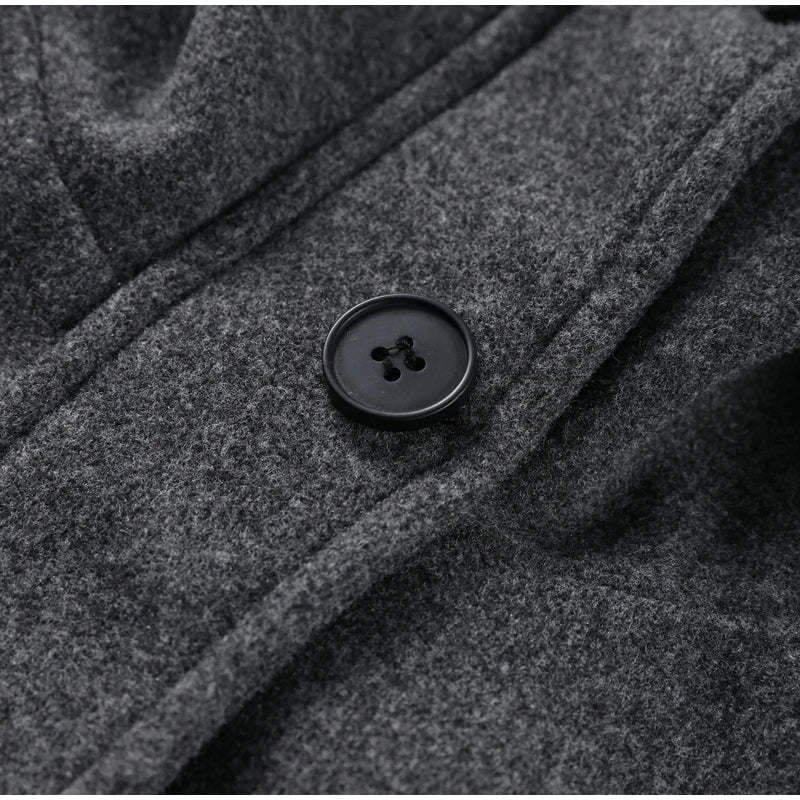 The Woolen Stand Collar Coat