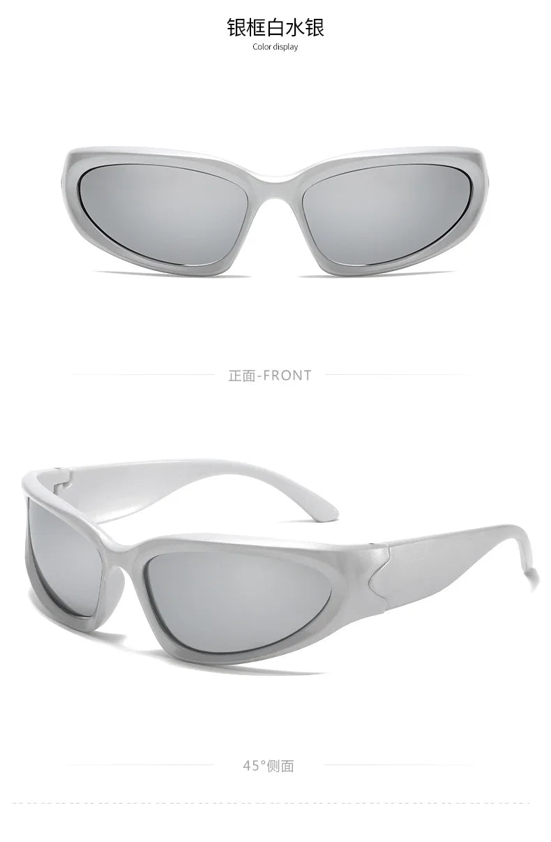 The Y2K Oval Mirror Shades