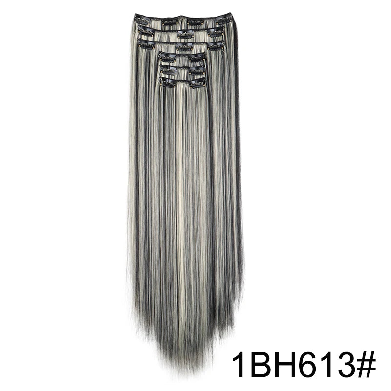 The 24-Inch 16-Clip Straight Hair Extensions