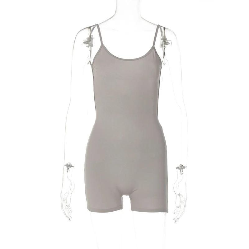 The Backless Ruched Bodycon Playsuit