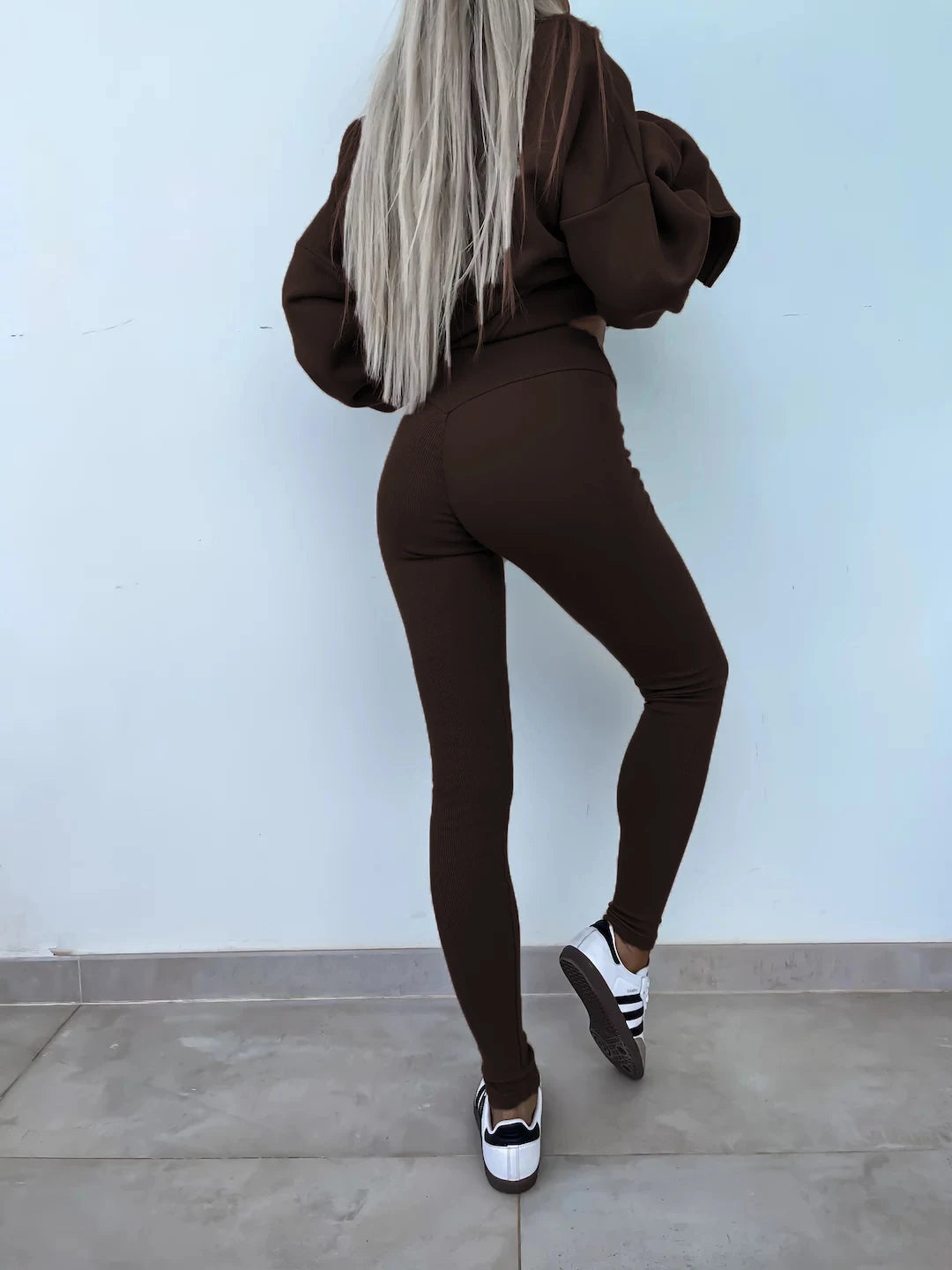 The Oversized Knit Trouser Set