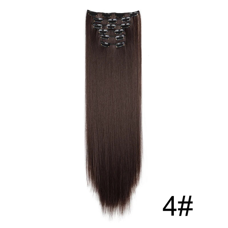 The 24-Inch 16-Clip Straight Hair Extensions