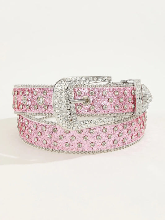 The Rhinestone Western Belt