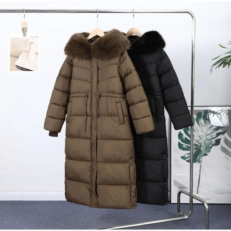 The Belted Fur Hood Parka