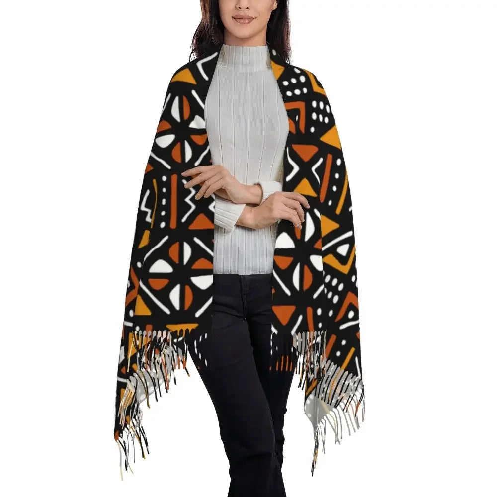 The Tribal Print Wrap Scarf