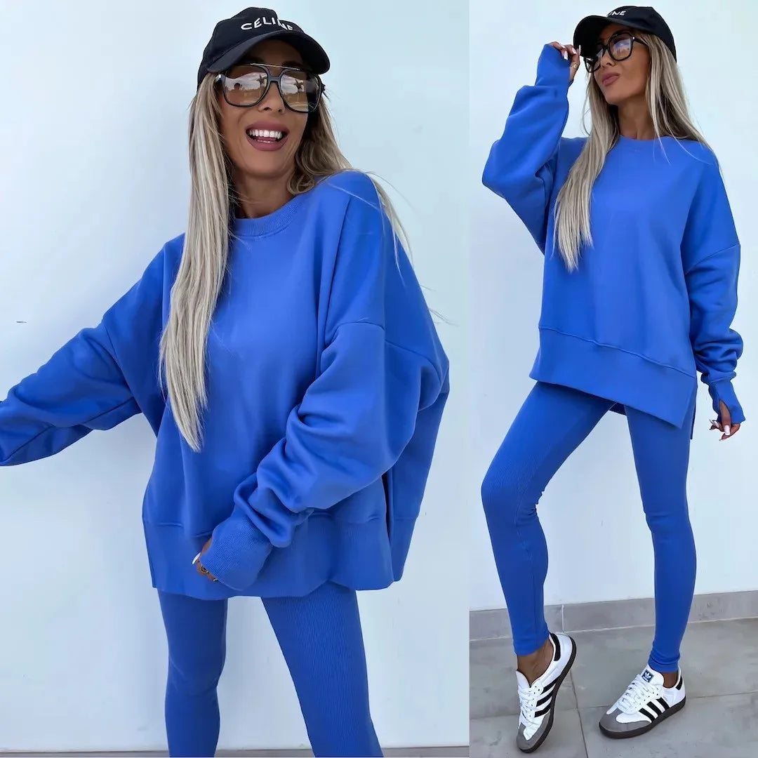 The Oversized Knit Trouser Set