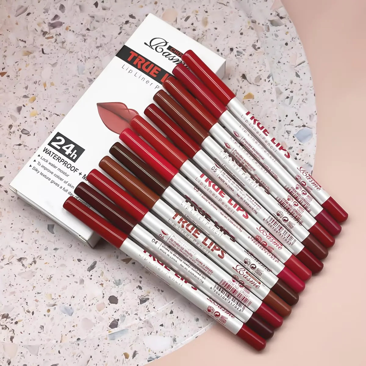 The 12-Piece Lip Liner & Gloss Set