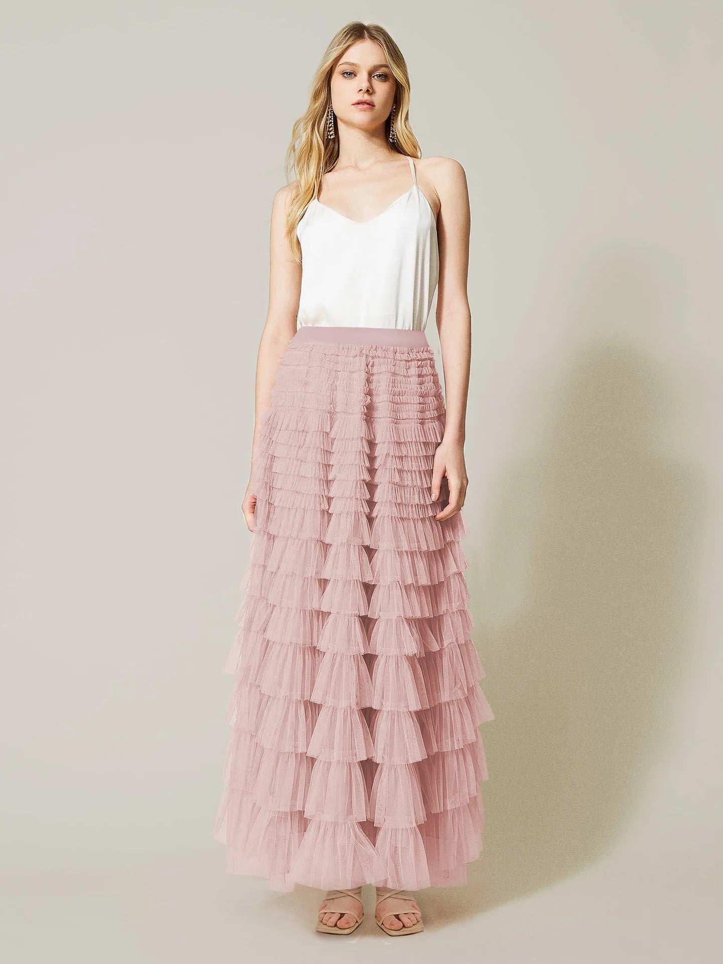 The Boho Multilayer Tulle Maxi