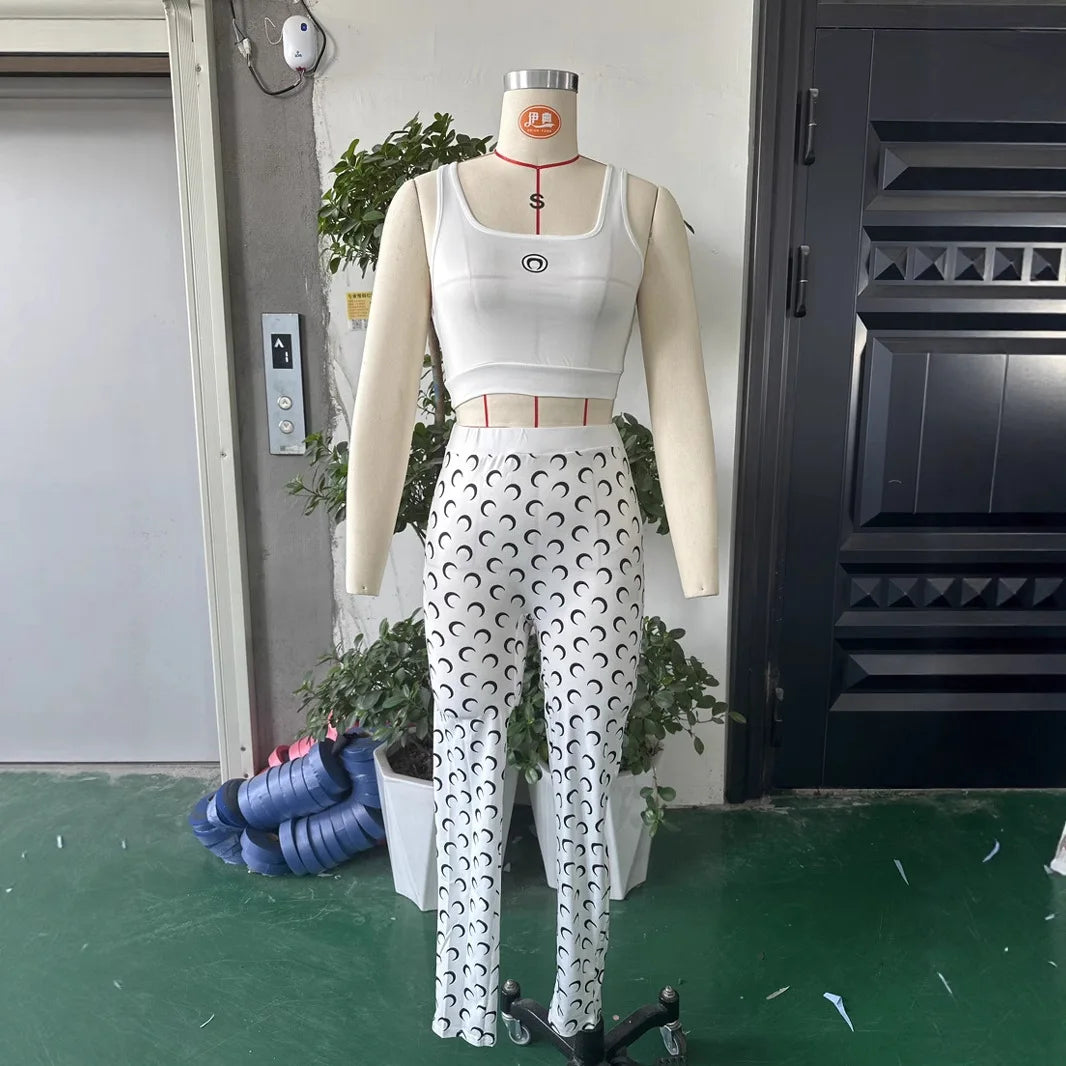 The Y2K Crescent Vest Set