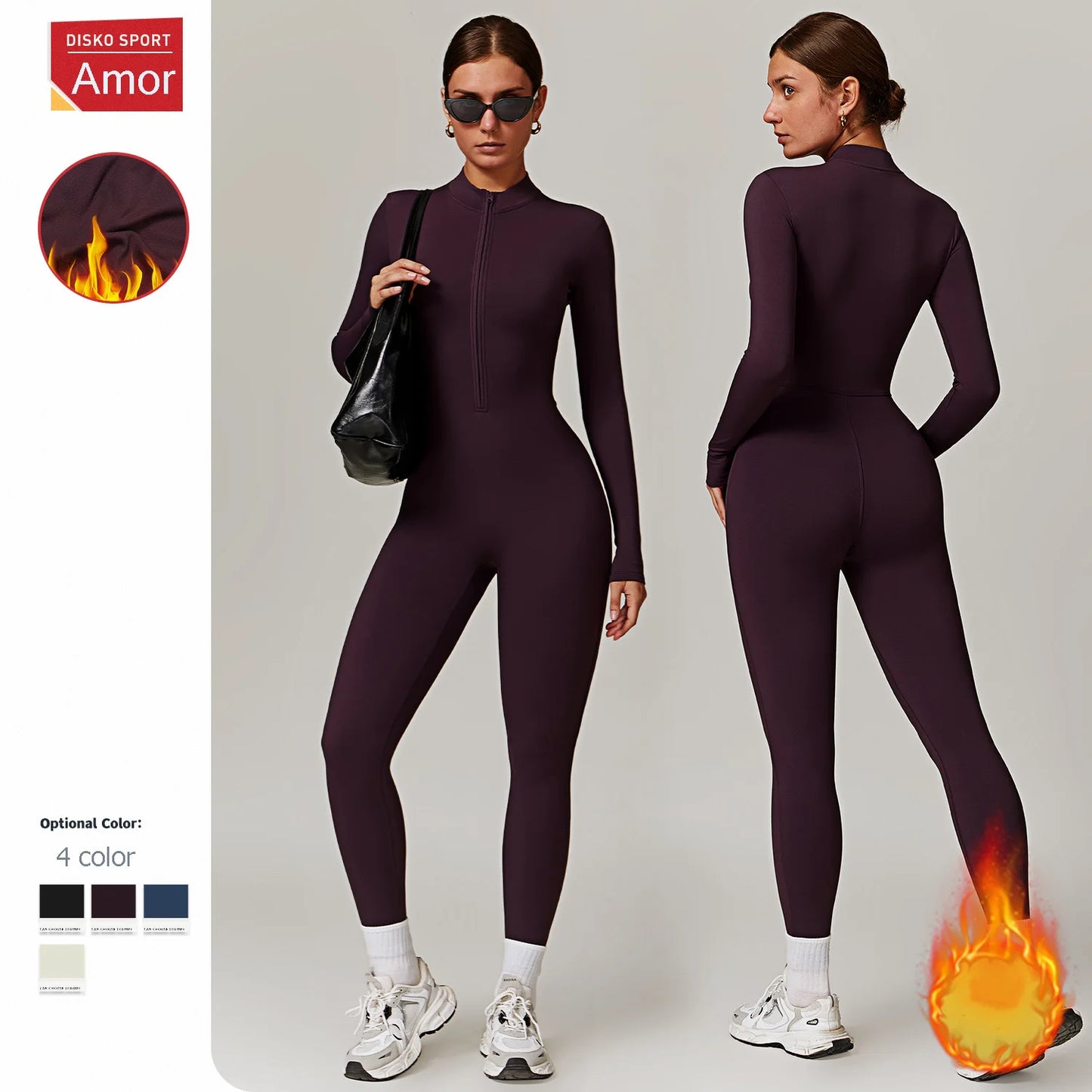 The Warm Fleece One-Piece Ski Jumpsuit