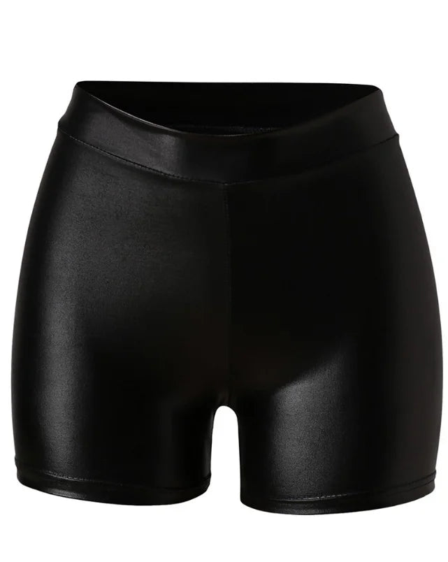The Buckled PU Leather Short