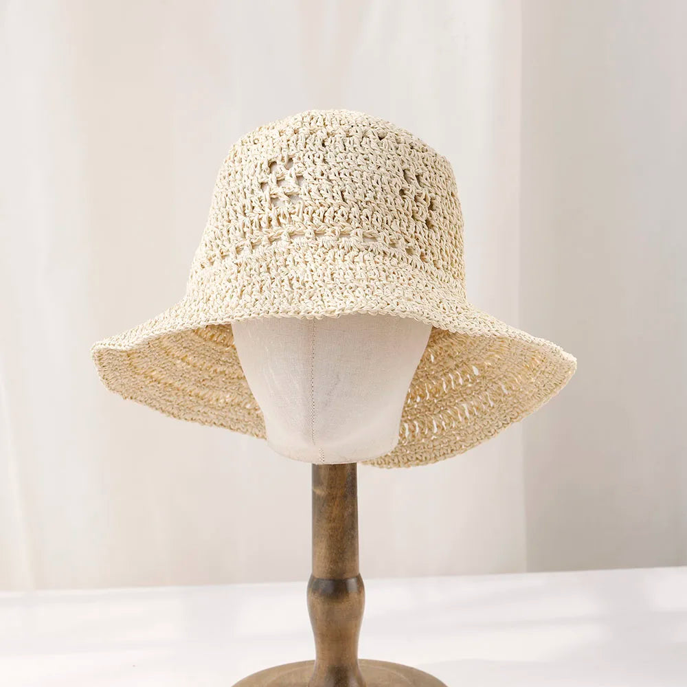 The Y2K Korean Handwoven Panama Hat