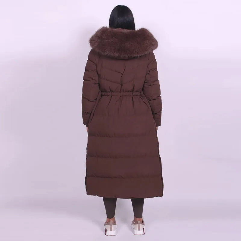 The Belted Fur Hood Parka