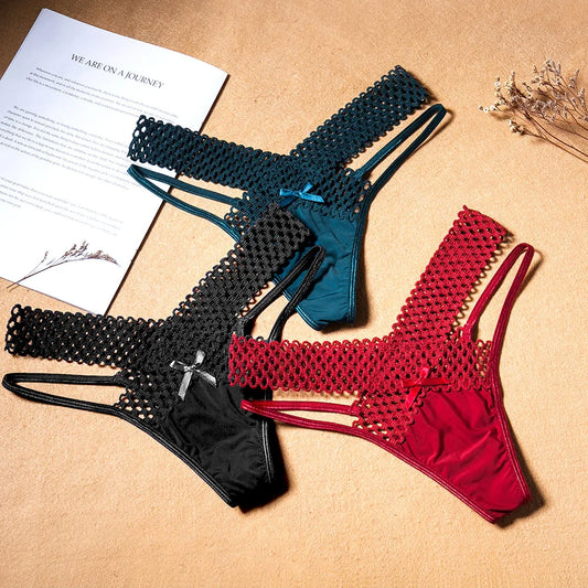 The Sheer Lace Low-Rise Thong